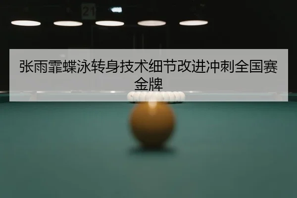 张雨霏蝶泳转身技术细节改进冲刺全国赛金牌